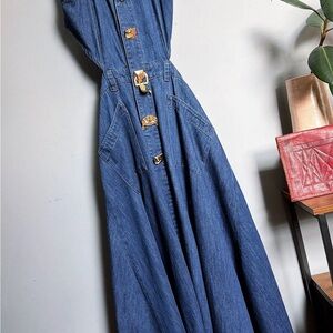 Urban Revival Denim Cut-Out Dress | New With Tags | 12
